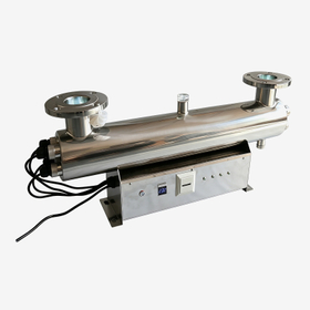 Industrial Flanged UVC Water Sterilizer with 304/316 Stainless Steel Housing for Drinking Water, Was