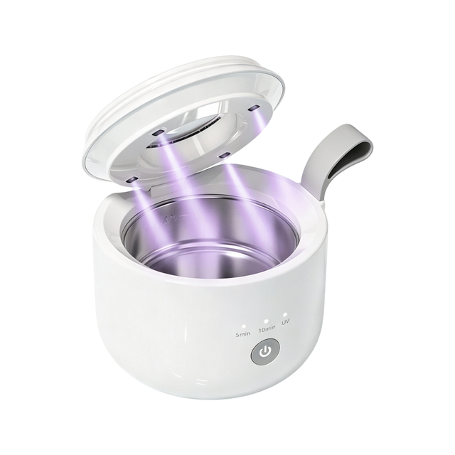 Portable UV Denture Sterilizer with UVC Disinfection Technology for Dental Care