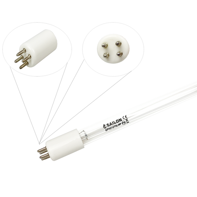 Single-Ended 4-Pin UVC Germicidal Lamp – UV Sterilizer Tube